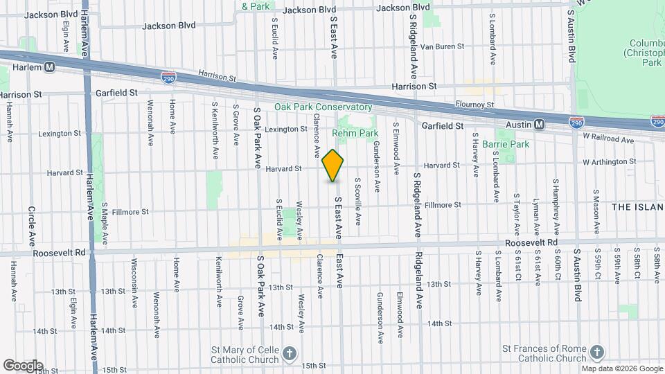 1123 S East Ave Map and Location Details