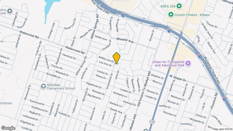 2410 Grasslands Dr Map and Location Details