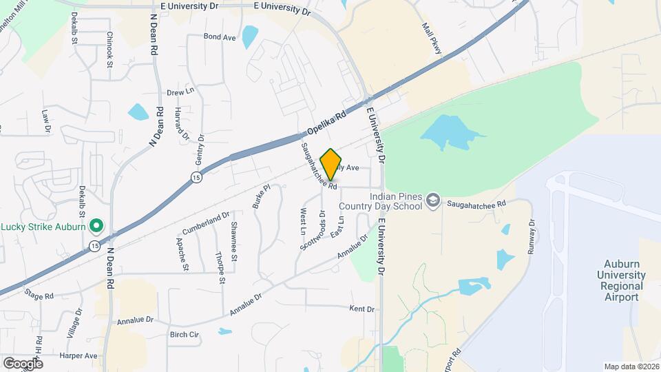 1511 Saugahatchee Rd Map and Location Details