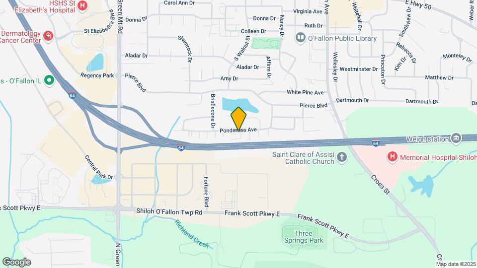 429 Ponderosa Ave Map and Location Details