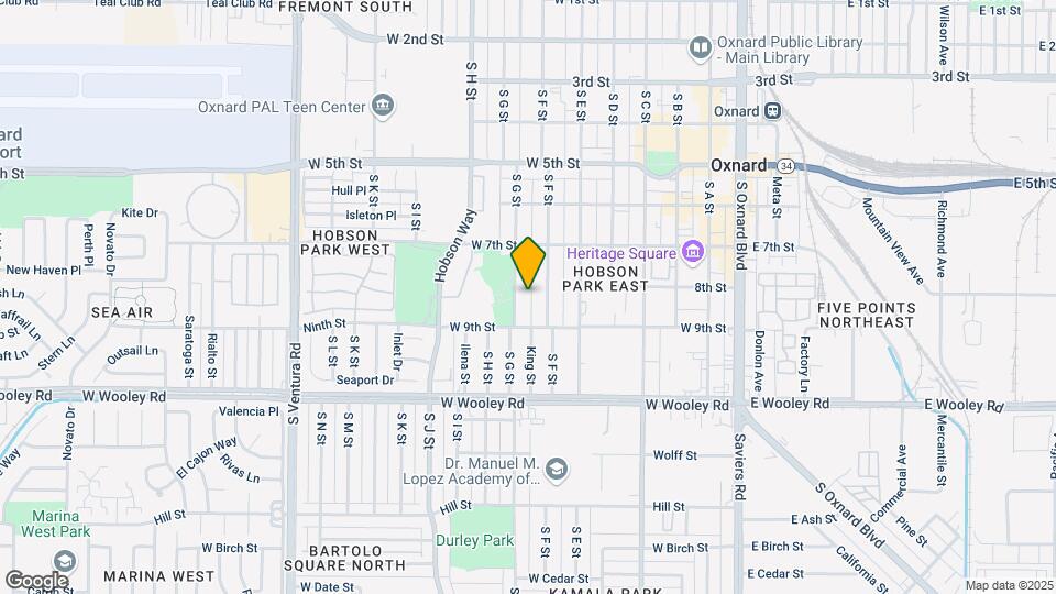 816 S G St Map and Location Details