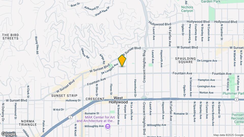 8218 De Longpre Ave Map and Location Details