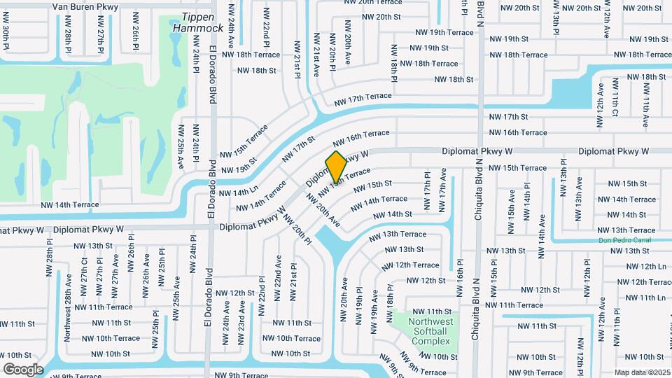 1912 NW 15th Terrace Mapa y Detalles de la Ubicación