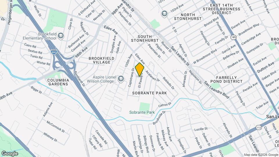 579 El Paseo Dr Mapa y Detalles de la Ubicación