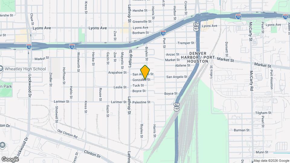 7024 Gonzales St Map and Location Details