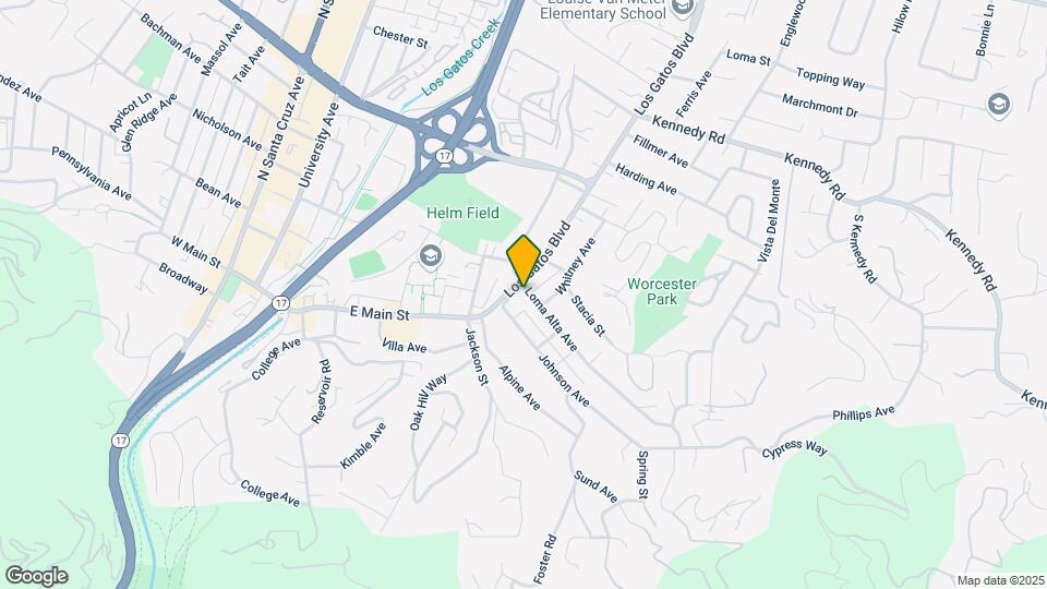 54 Los Gatos Blvd Map and Location Details
