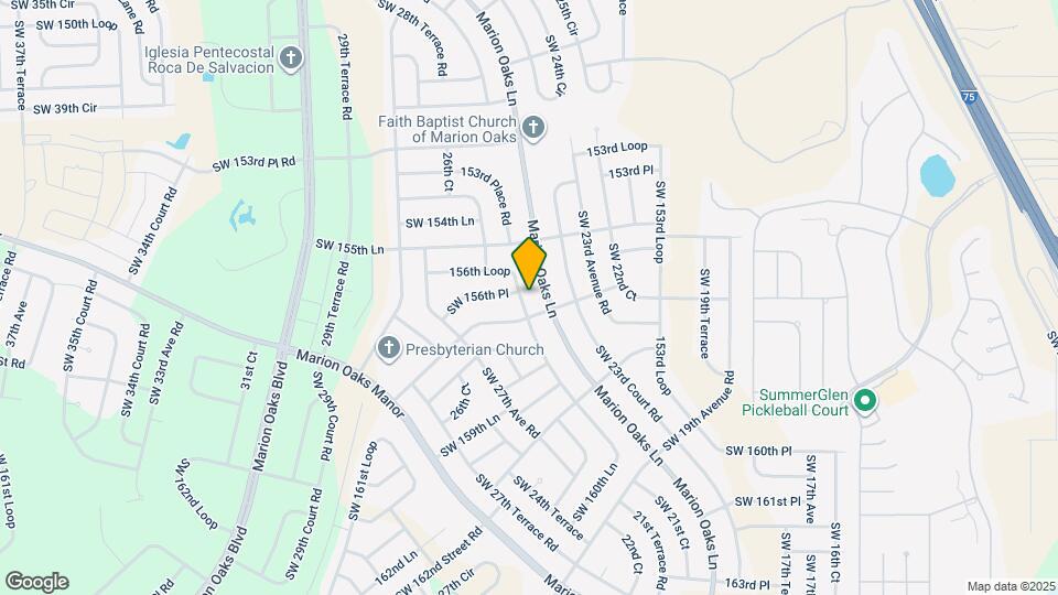 2267 SW 156th Loop Map and Location Details