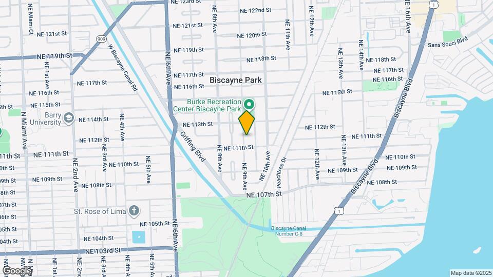 11105 NE 9th Ave Map and Location Details