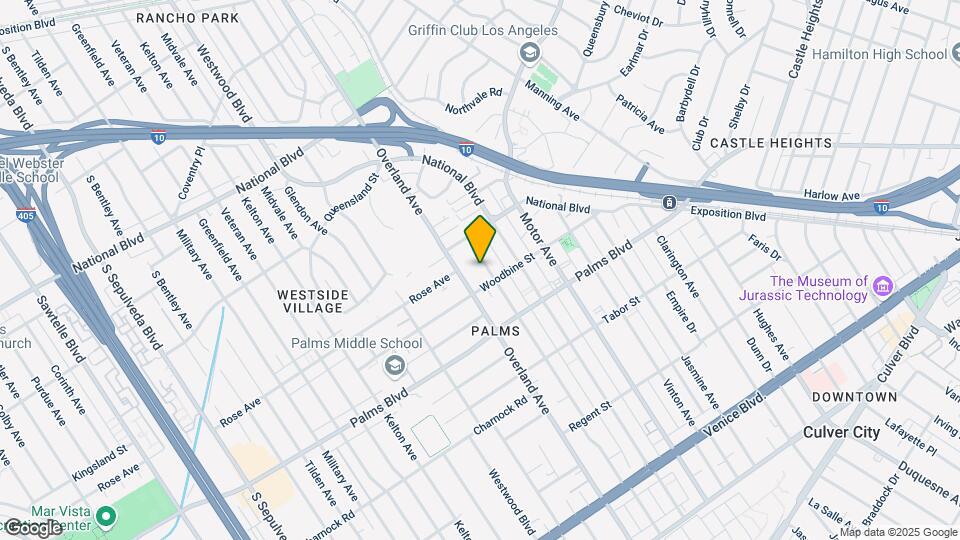 3351 Keystone Ave Mapa y Detalles de la Ubicación