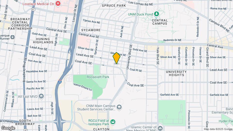 1605 Coal Ave Map and Location Details