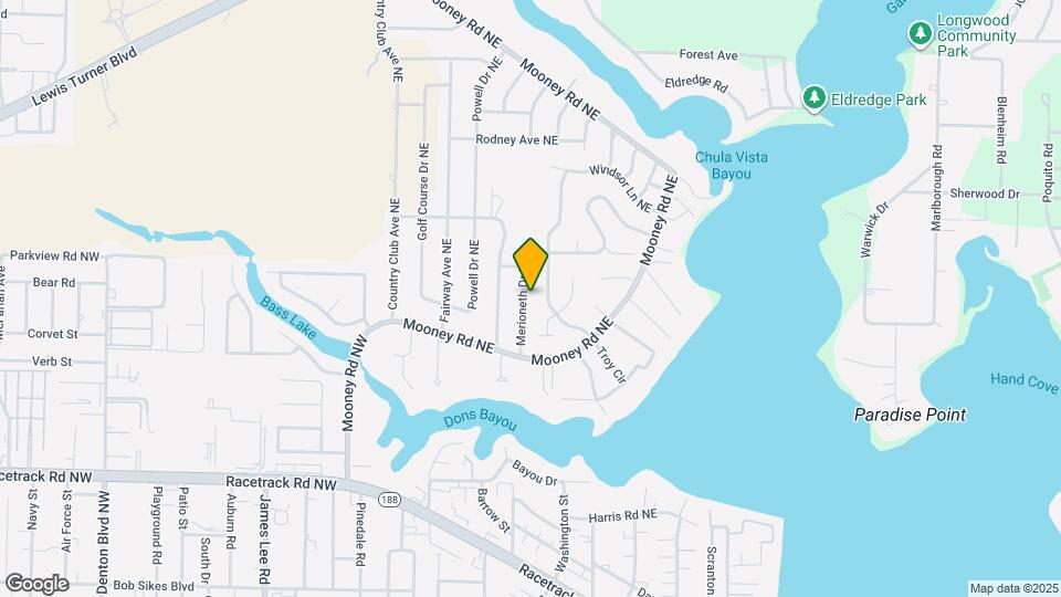 614 Merioneth Dr NE Map and Location Details