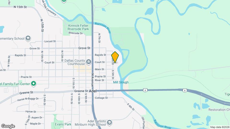 114 N 5th St Map and Location Details