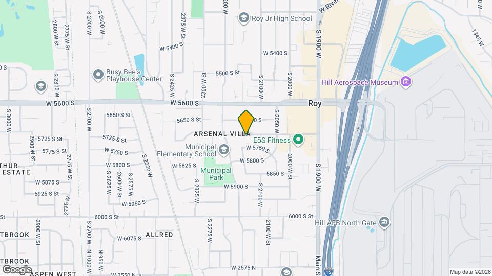 2143 W 5700 S Map and Location Details