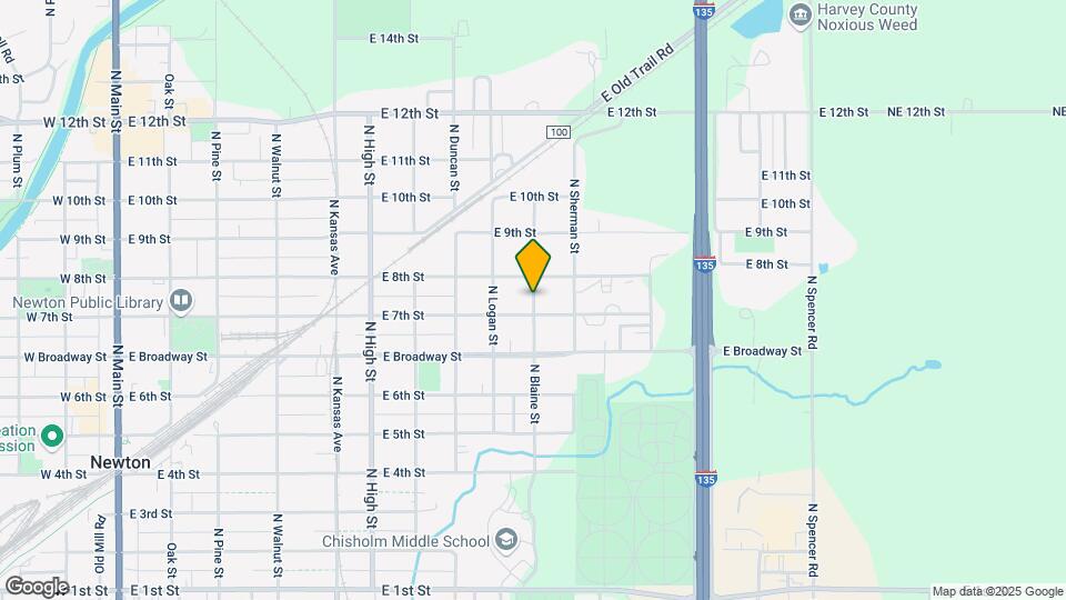 817 N Blaine St Map and Location Details