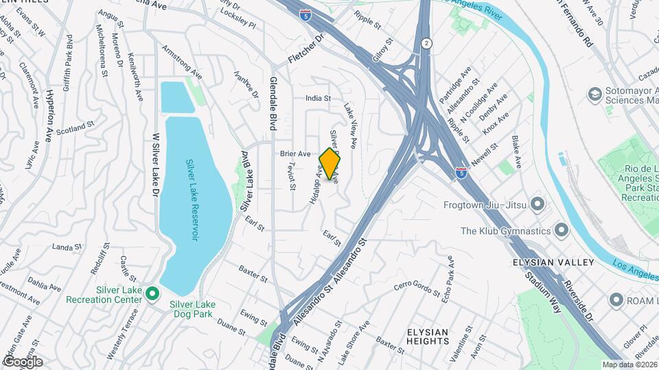 2335 Silver Ridge Ave Map and Location Details