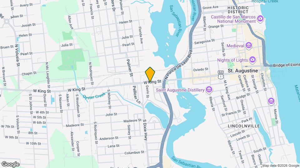 209 W King St, Unit C Map and Location Details