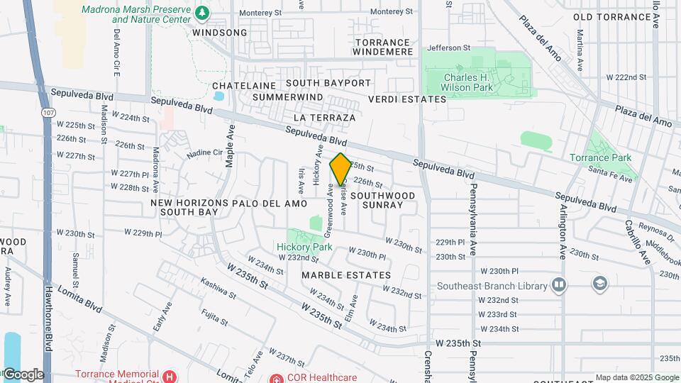 22627 Cerise Ave Map and Location Details