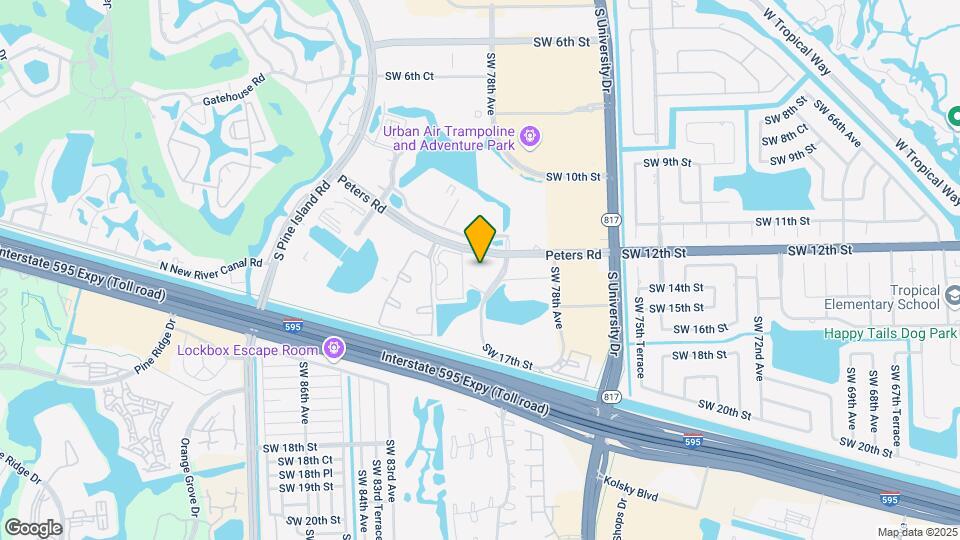 1301 SW 80th Terrace Map and Location Details