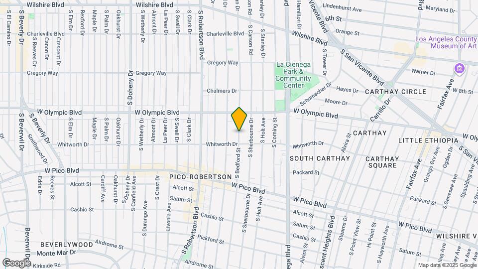 1070 S Bedford St, Unit 102 Map and Location Details