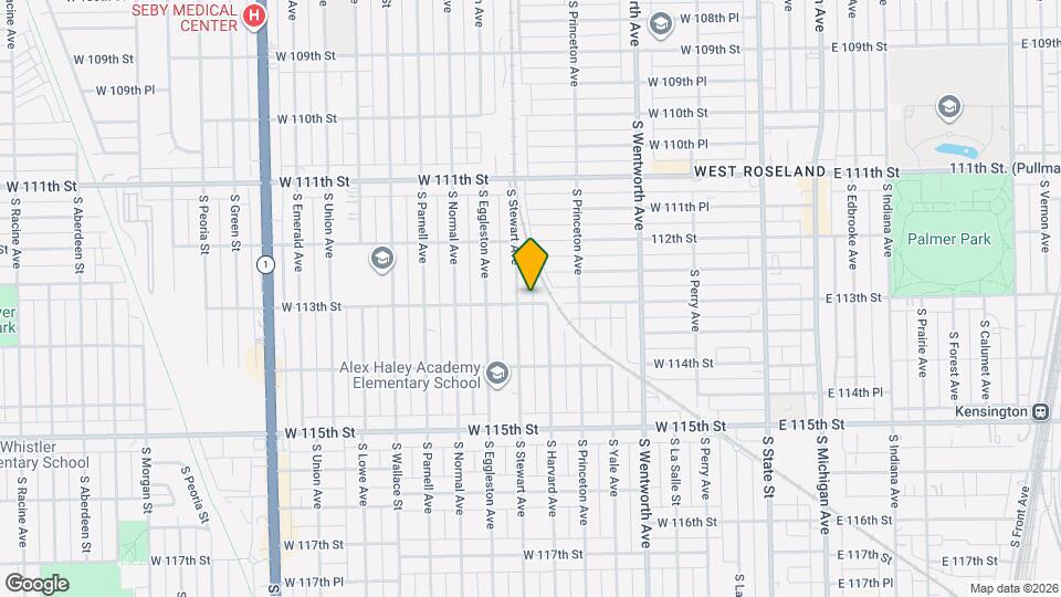 346 W 113th St Map and Location Details