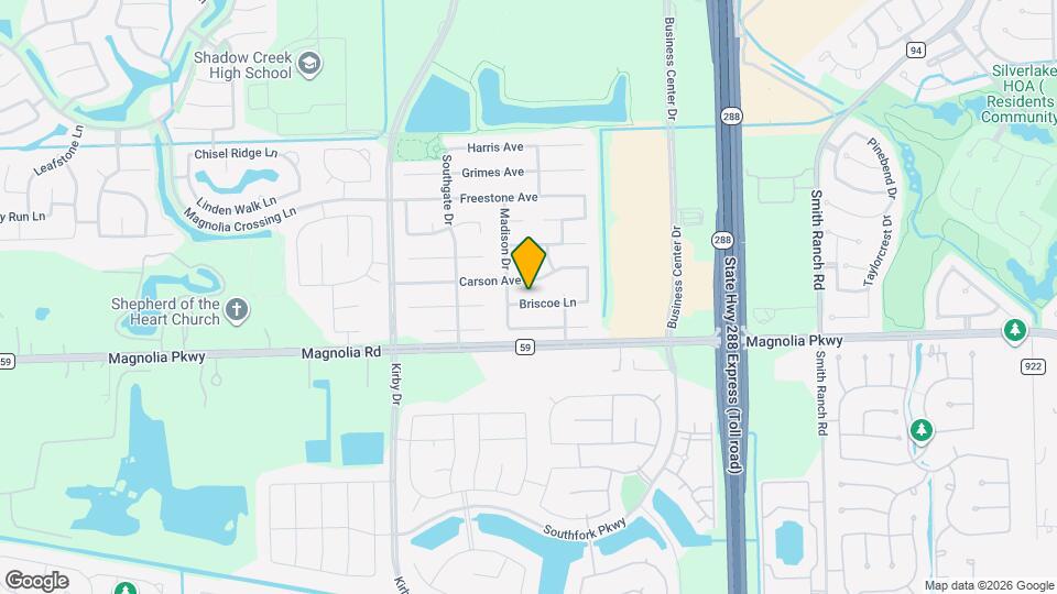 11207 Briscoe Ln Map and Location Details