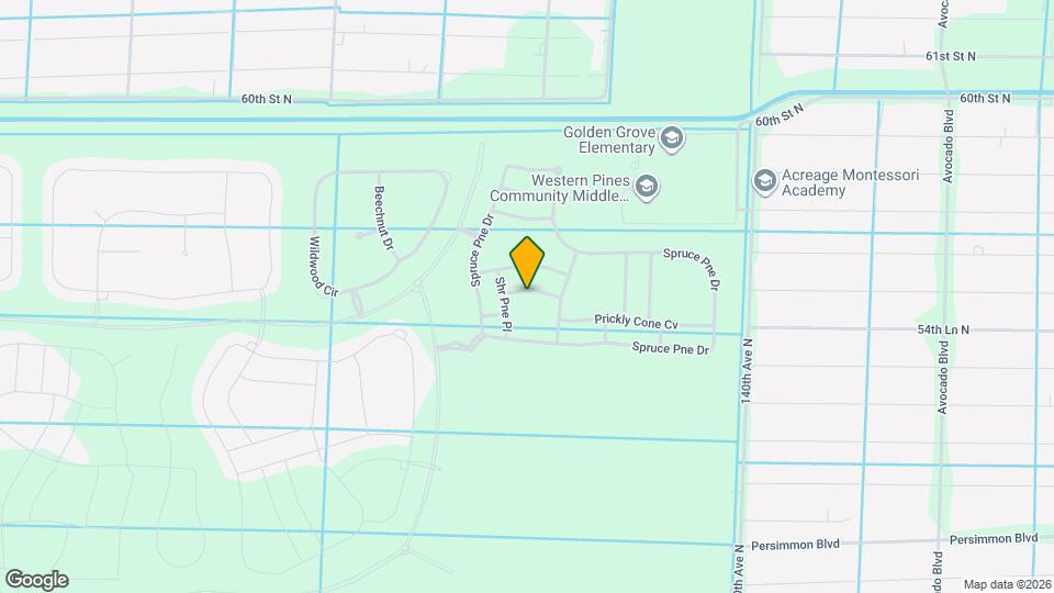 14184 Lacebark Ln Mapa y Detalles de la Ubicación