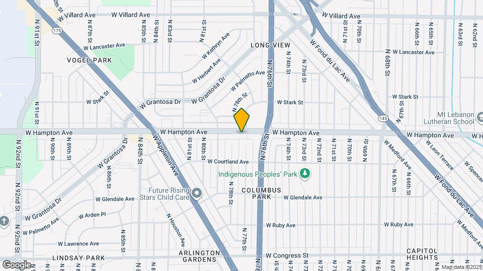 7711 W Hampton Ave Map and Location Details