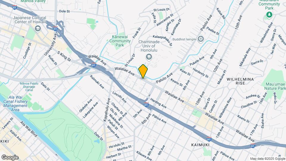 3175 Waialae Ave, Unit 203 Map and Location Details