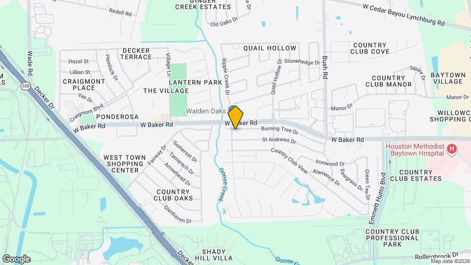 4821 Burning Tree Dr Map and Location Details