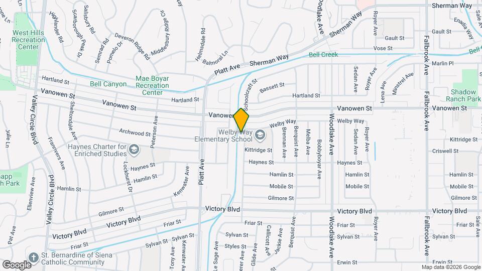 6667 Lederer Ave Map and Location Details