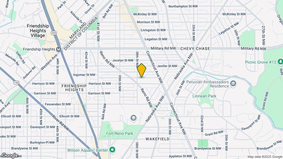 3744 Huntington St NW Map and Location Details
