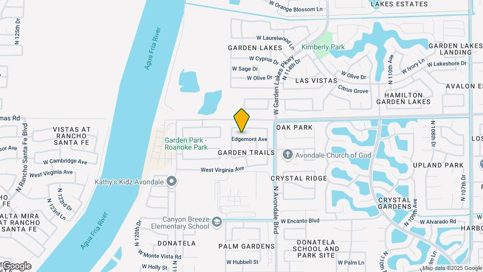 11602 W Edgemont Ave Mapa y Detalles de la Ubicación