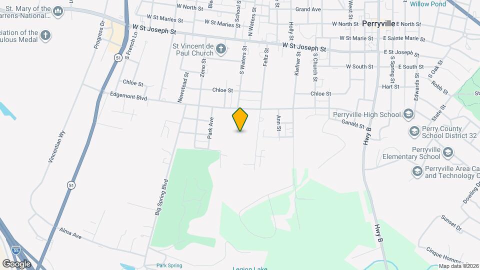 612 Feltz St Mapa y Detalles de la Ubicación