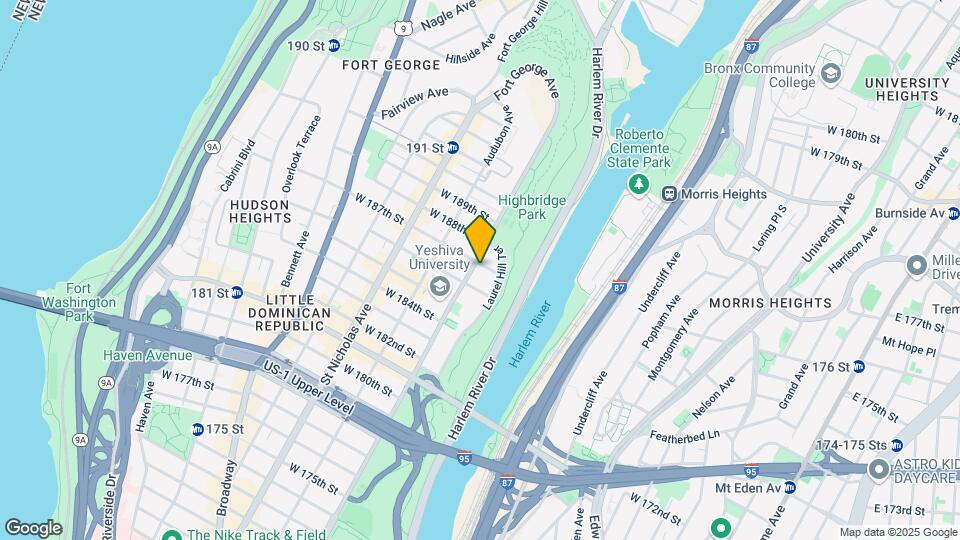 2557 Amsterdam Ave Map and Location Details