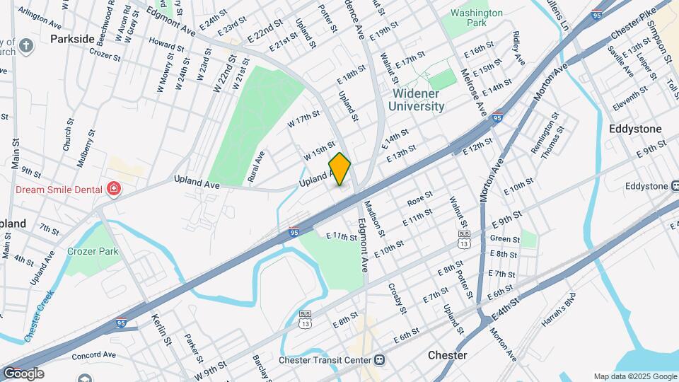 211 E 13th St Map and Location Details