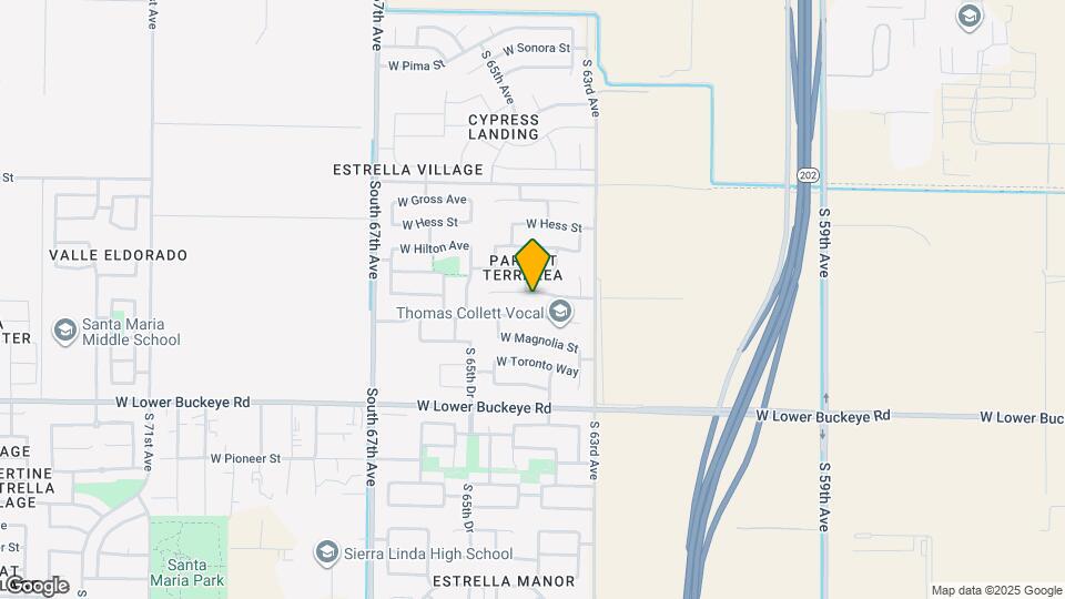 6341 W Watkins St Map and Location Details