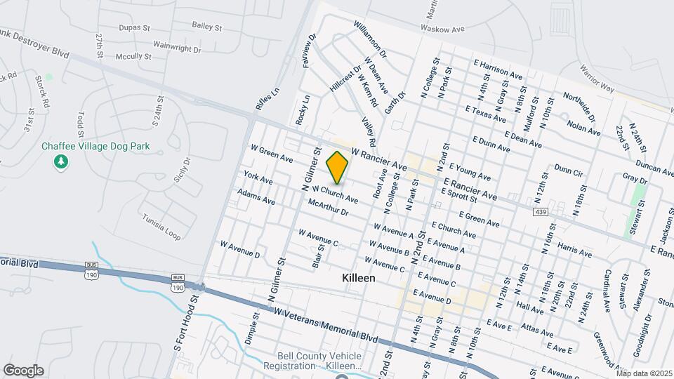 607 W Church Ave Mapa y Detalles de la Ubicación
