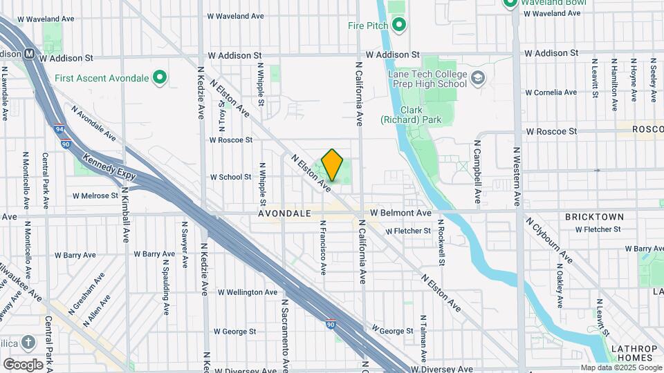 3255 N Elston Ave, Unit 2 Map and Location Details