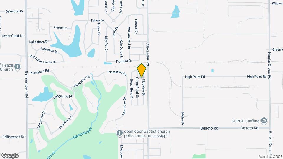 8445 Clubview Dr Map and Location Details