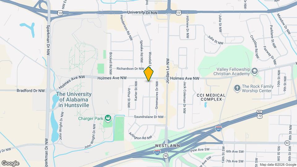 515 Warner St NW Map and Location Details