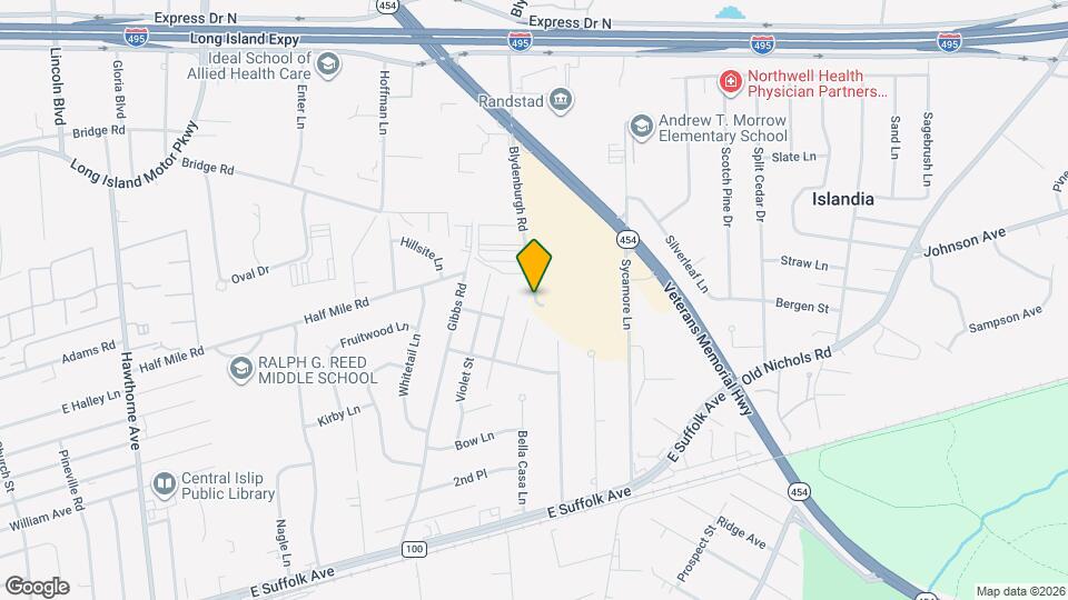 100 Blydenburgh Rd Map and Location Details