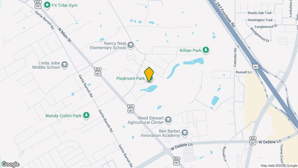 1301 Piedmont Dr Map and Location Details