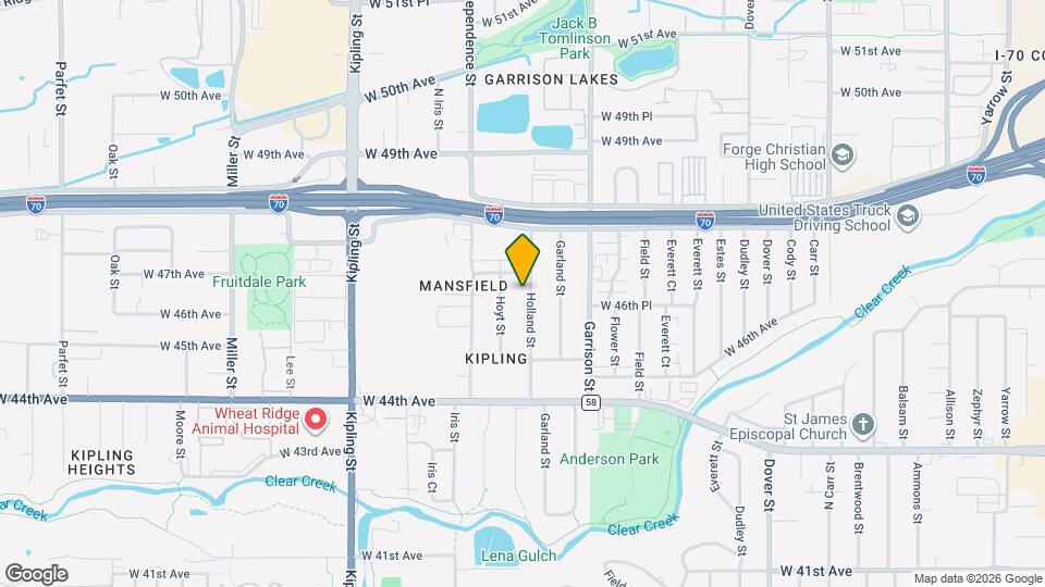 4683 Holland St Map and Location Details