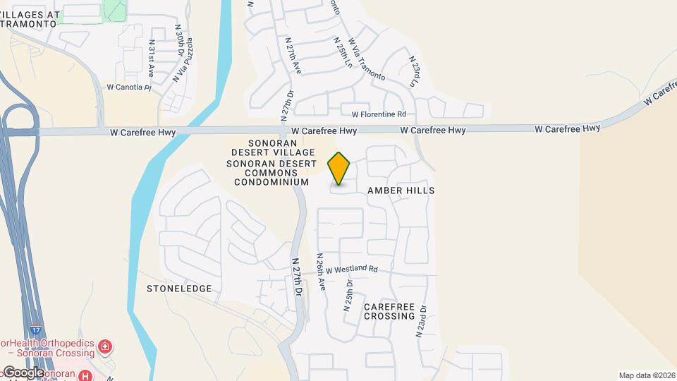 2534 W Tumbleweed Dr Map and Location Details