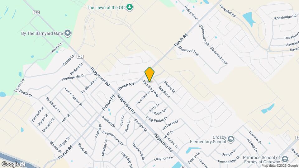 218 Rambling Way Map and Location Details