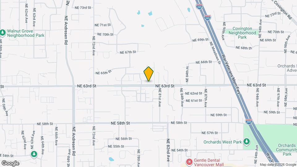 7905 NE 64th Street Map and Location Details