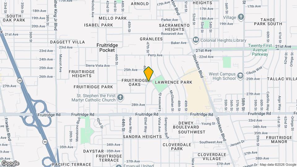 5201 Ethel Way Map and Location Details