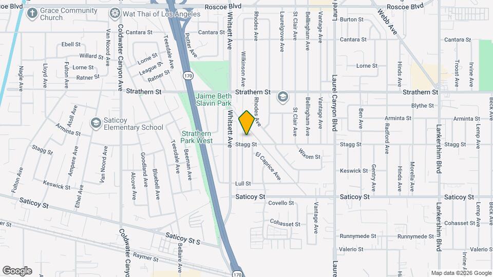 7810 Wilkinson Ave Map and Location Details