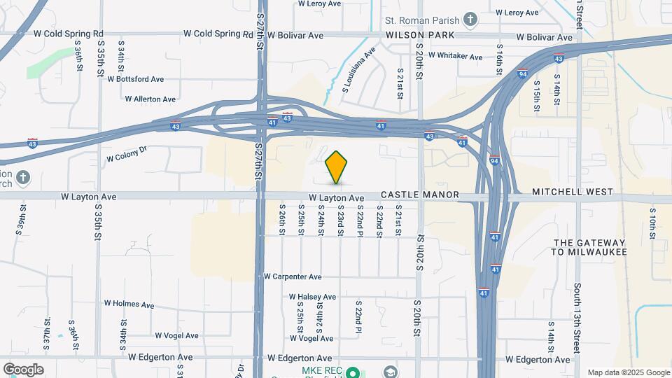 2300 W Layton Ave Map and Location Details