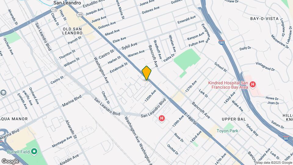 San Leandro Mobile Home & RV Park Map and Location Details